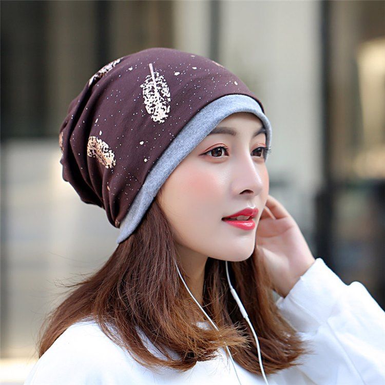 Imprimir Skullies Gorros Casuais De Inverno Para Chapéus Femininos