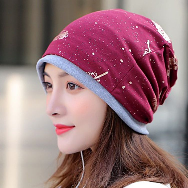 Imprimir Skullies Gorros Casuais De Inverno Para Chapéus Femininos