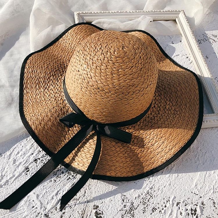 Sunhat De Aba Larga Onda Feminino