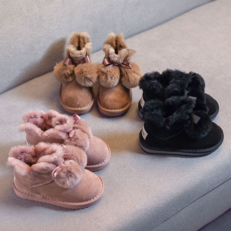 Botas De Neve Para Bebê Com Arco Deslizante