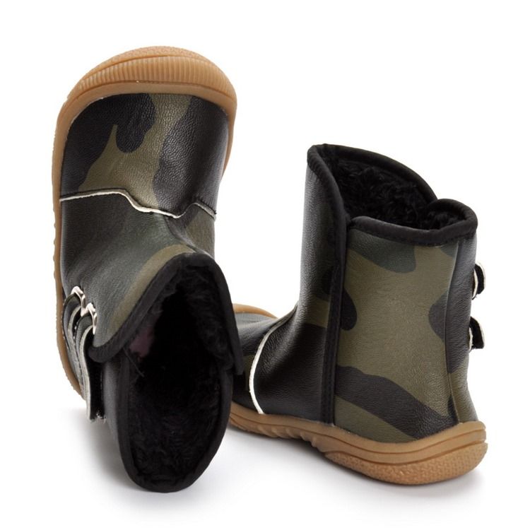 Botinhas De Velcro Camufladas Para Bebês