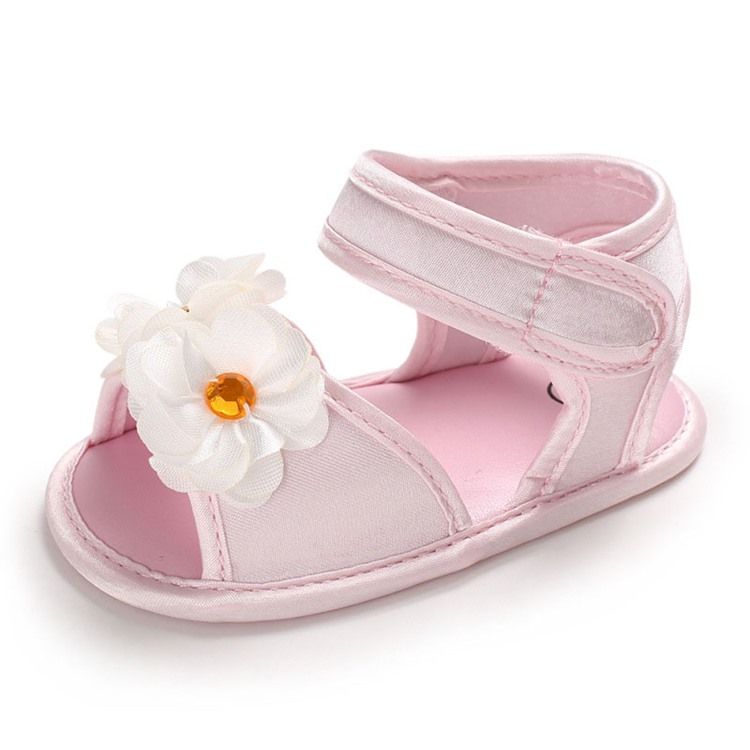 Sapatos De Bebê Florais 3d De Velcro