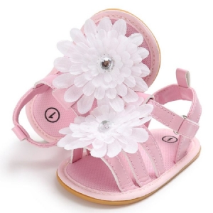 Sapatos De Criança De Velcro Florais 3d