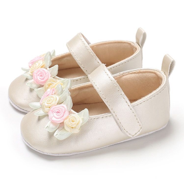 Sapatos Femininos De Velcro Florais