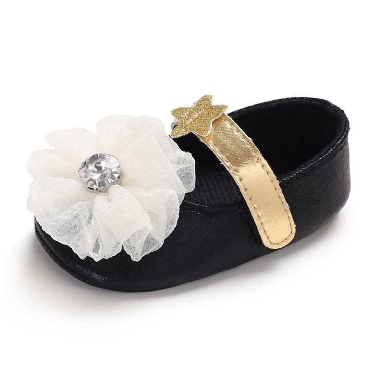 Sapatos Femininos De Velcro Florais Para Crianças