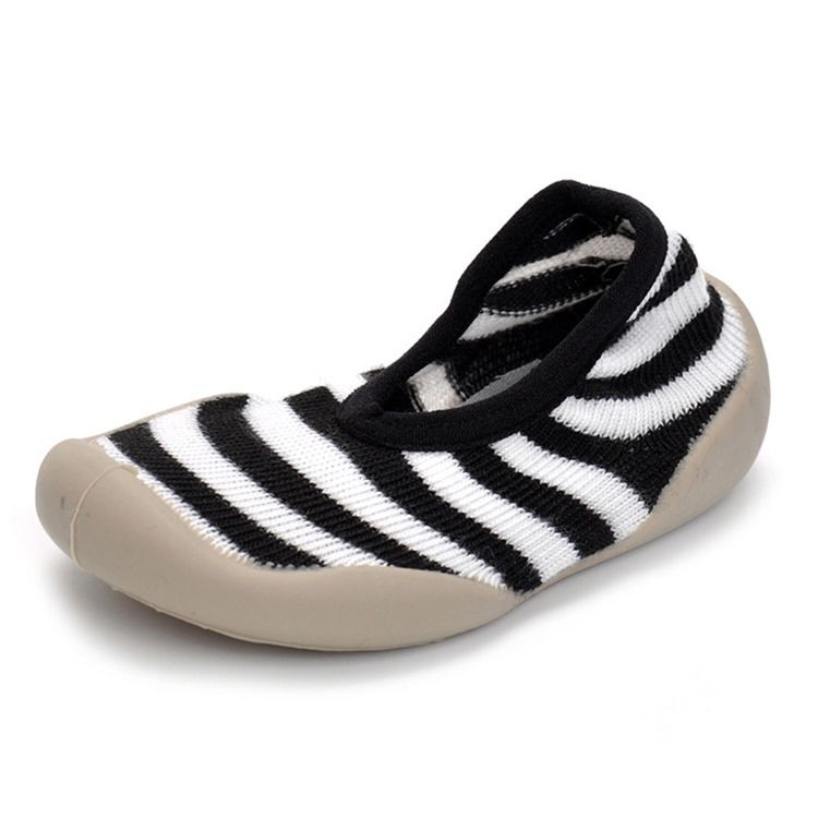 Sapatos Infantis Stripe Slip-on