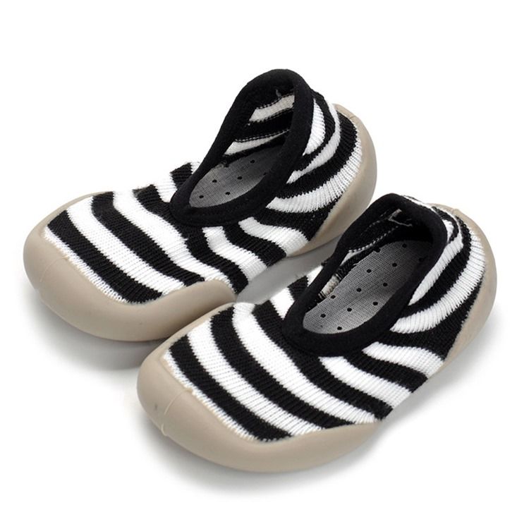 Sapatos Infantis Stripe Slip-on