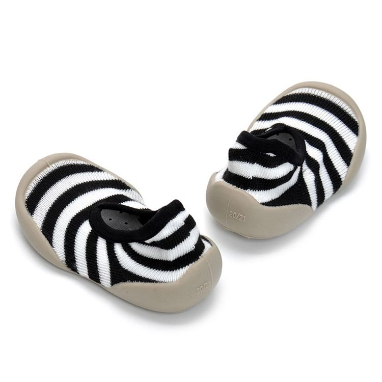 Sapatos Infantis Stripe Slip-on