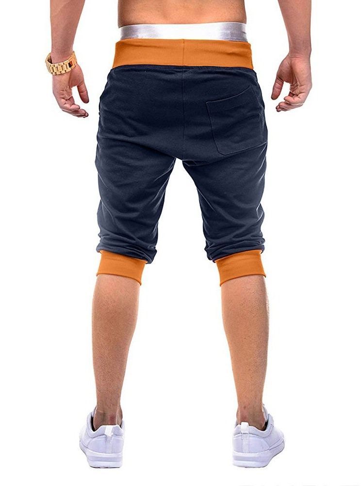 Calça Casual Masculina Com Cintura Média