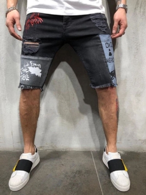 Calça Jeans Casual Masculina Com Zíper