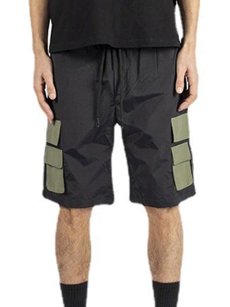 Shorts Cargo Casual Masculino Com Renda