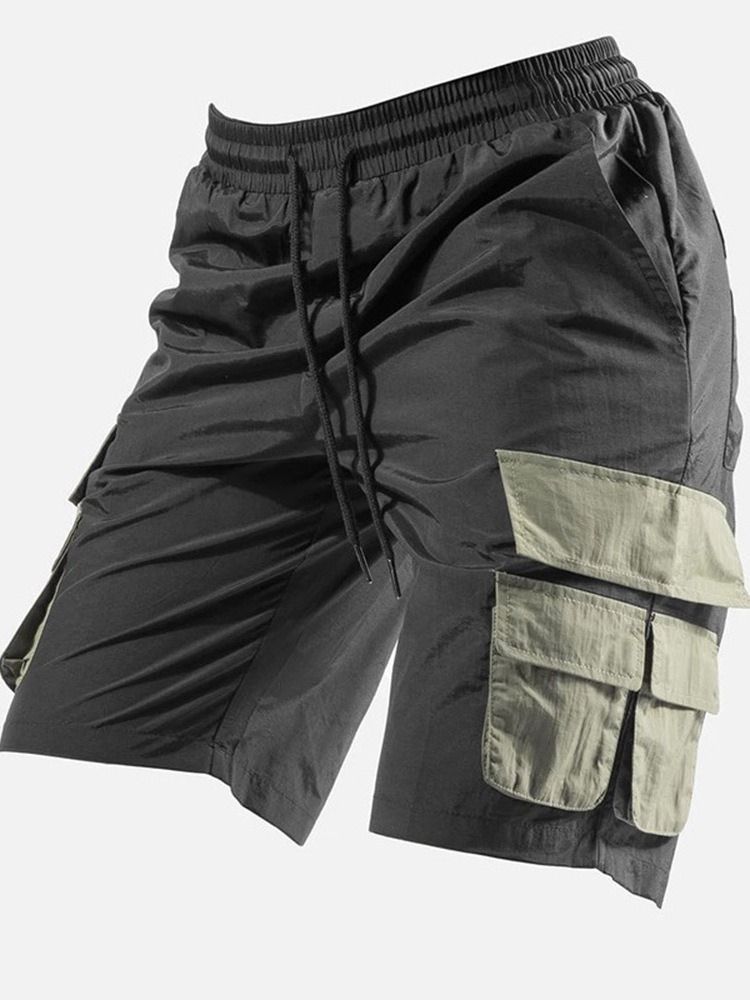 Shorts Cargo Casual Masculino Com Renda