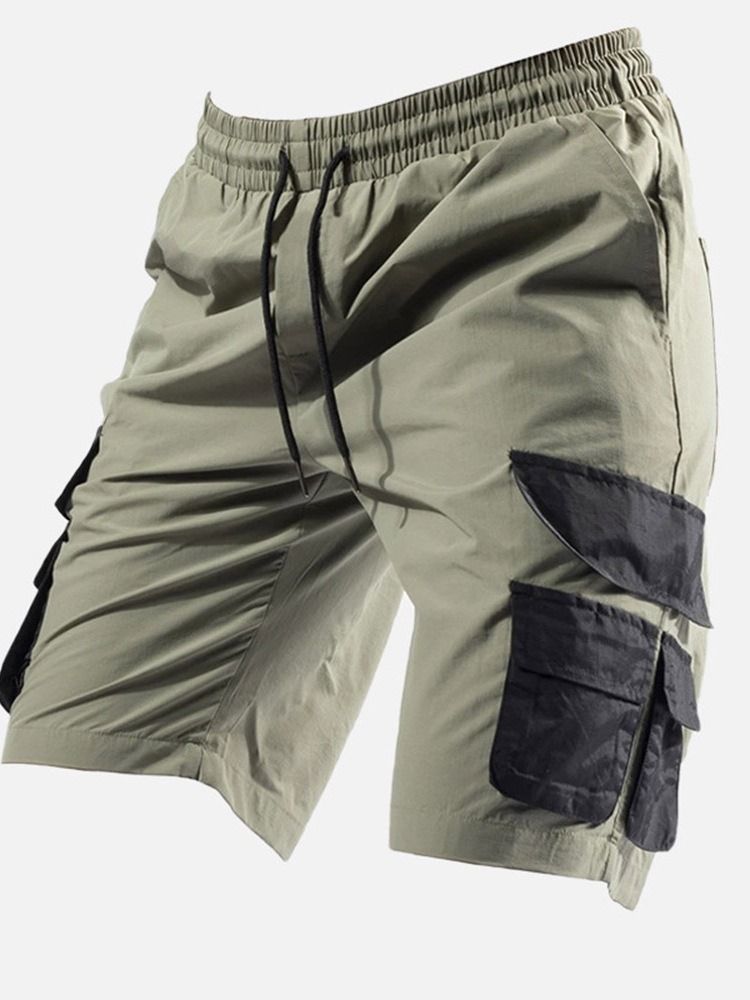 Shorts Cargo Casual Masculino Com Renda