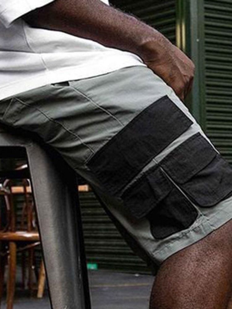 Shorts Cargo Casual Masculino Com Renda