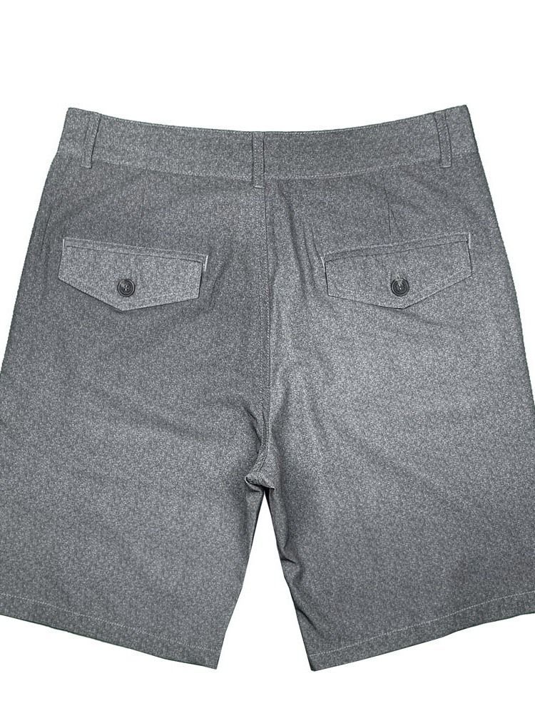 Shorts Masculinos Com Botões Simples E Soltos