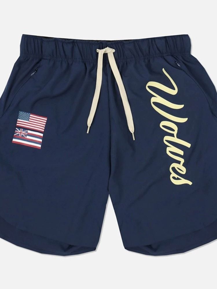 Shorts Masculinos Com Cordões E Com Cordões.