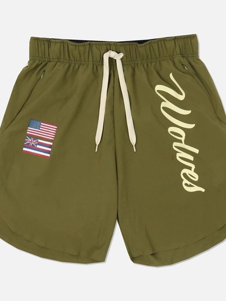 Shorts Masculinos Com Cordões E Com Cordões.