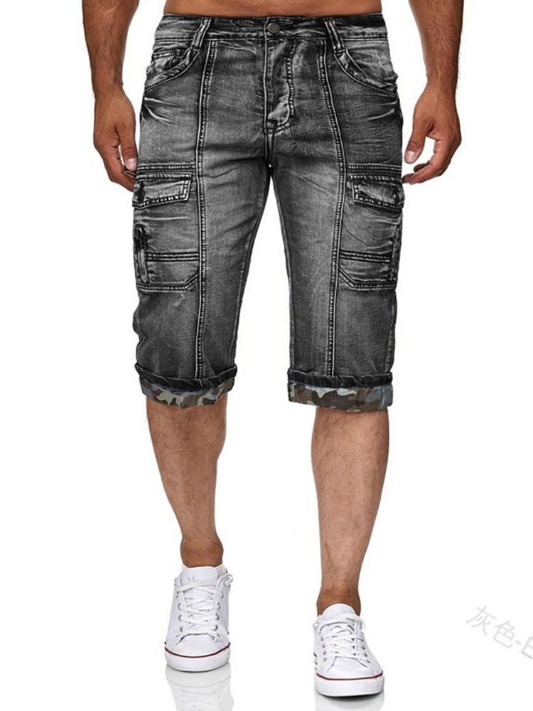 Shorts Masculinos Com Zíper De Bolso