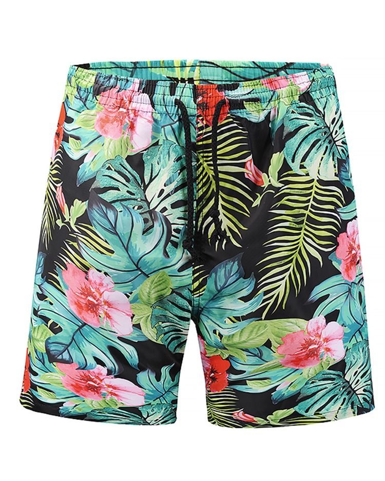 Shorts De Praia Masculinos De Cintura Baixa Cintura Média