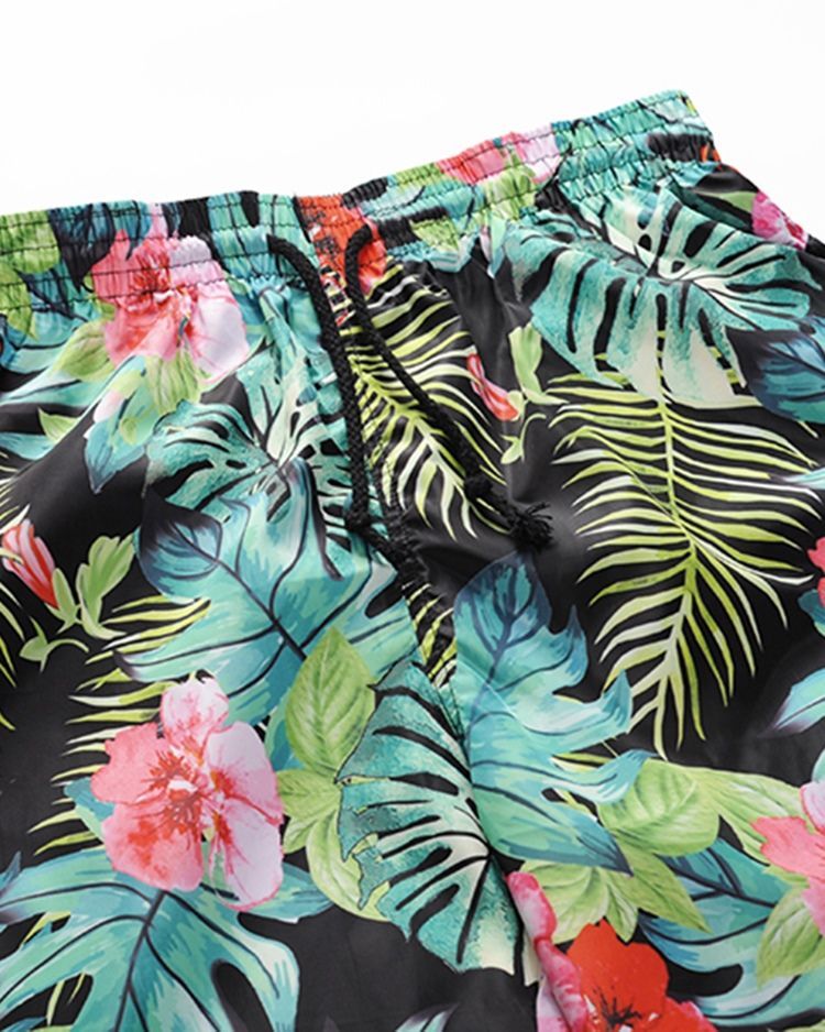 Shorts De Praia Masculinos De Cintura Baixa Cintura Média