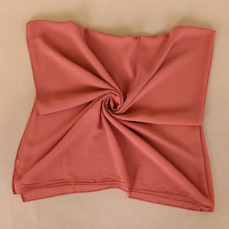 Lenço Feminino De Chiffon Simples