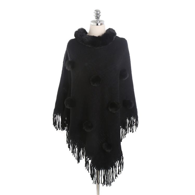 Lenços Tassel Acrílico Liso Feminino