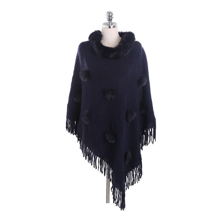 Lenços Tassel Acrílico Liso Feminino