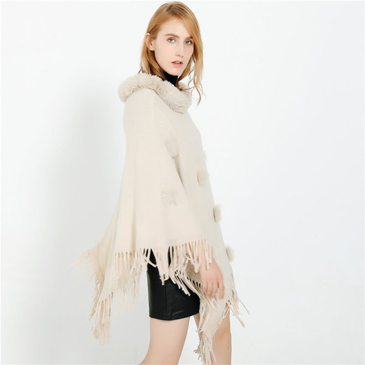 Lenços Tassel Acrílico Liso Feminino