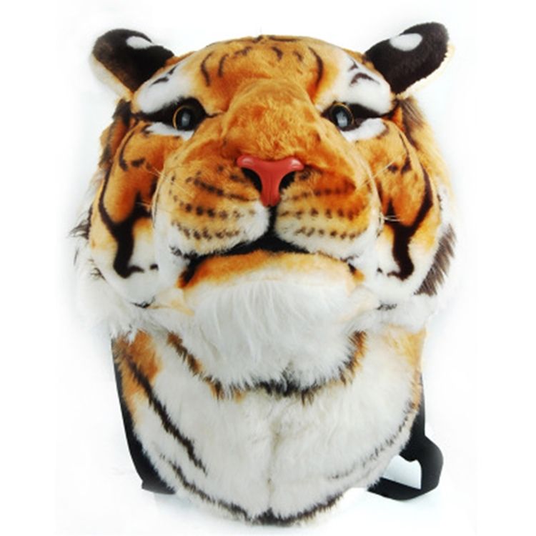 Mochila Feminina Com Design De Cabeça De Tigre Realista