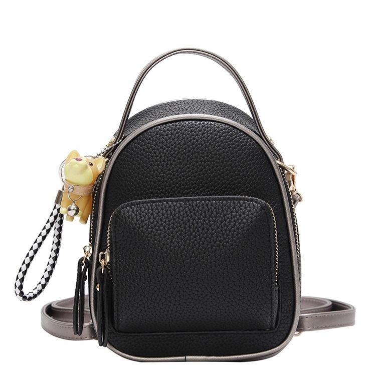 Mochila Feminina Plain Soft Pu