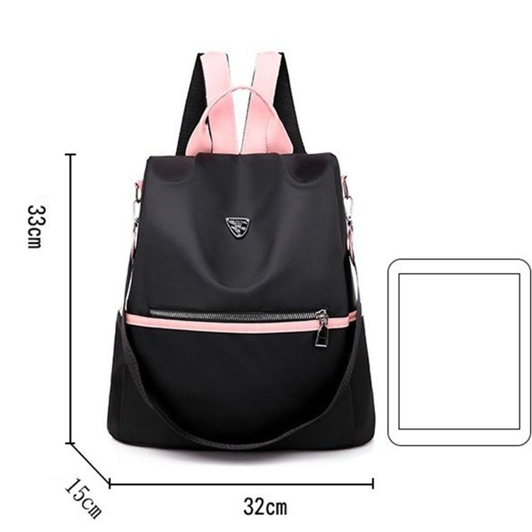 Mochila Oxford Black Color Block