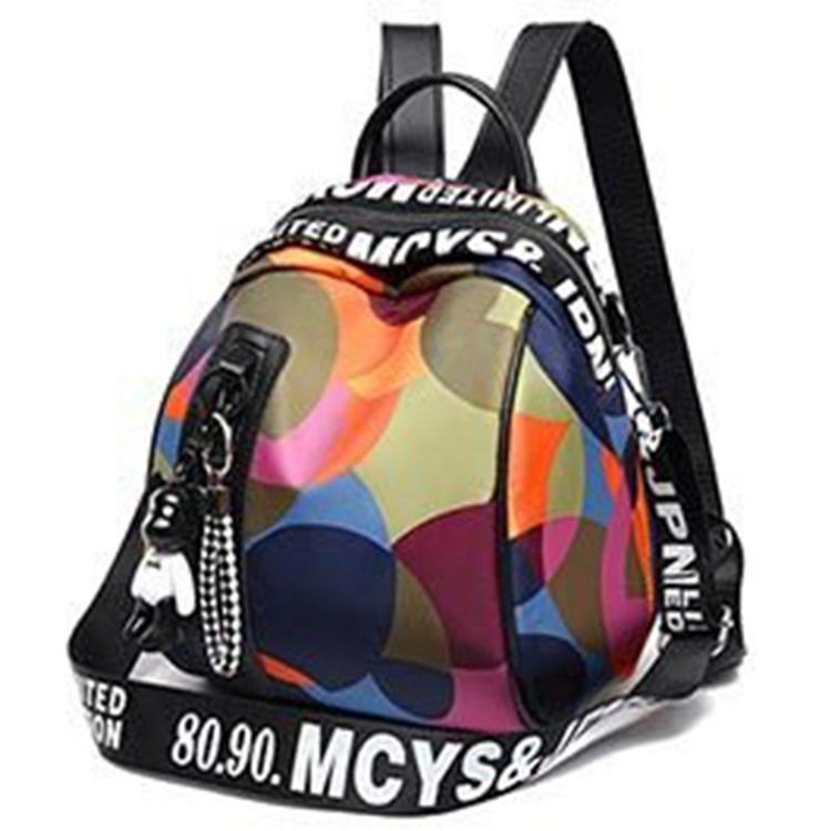 Mochila Oxford Letter Com Estampa De Moda