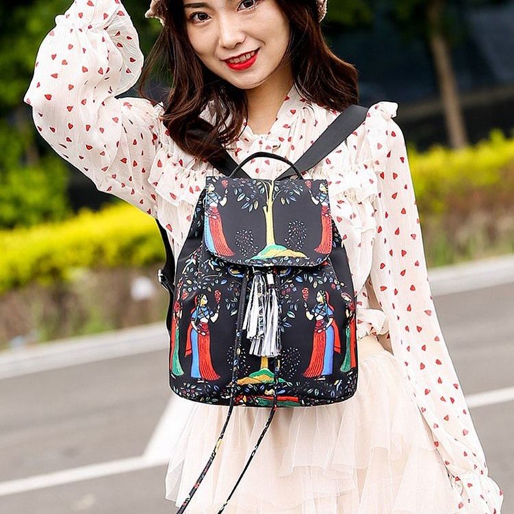 Mochila Tassel Fashion Cartoon