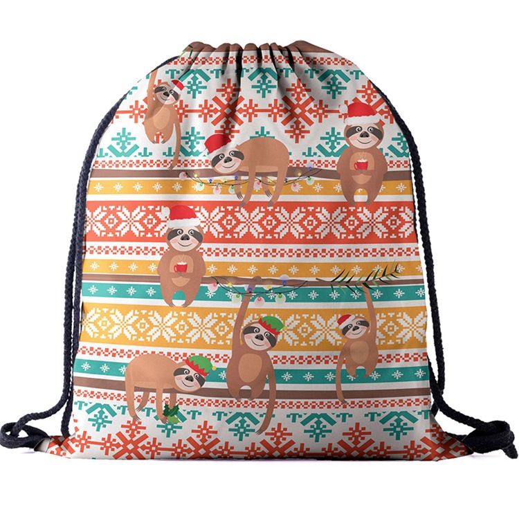 Mochilas Estampadas Oxford De Natal