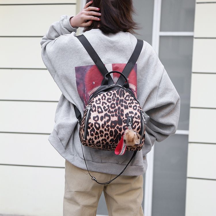 Thread Pu Zipper Backpacks