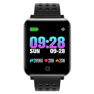 Pulseira Inteligente M19 Masculina Frequência Cardíaca Tela Colorida Monitoração Esportiva Etapa Bluetooth À Prova D'água Para Telefone Ios Android