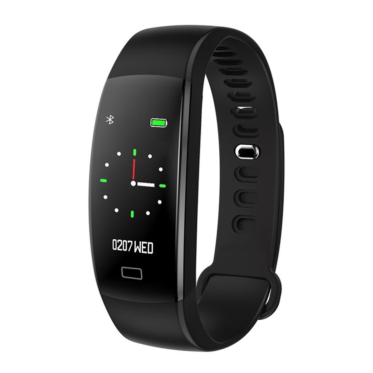 Pulseira Inteligente Masculina Com Tela Colorida F64. Clima Saúde Bluetooth Esporte Kcal Relógio