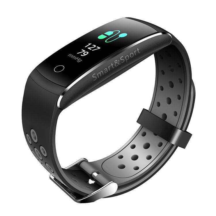 Pulseira Masculina Bluetooth Q8 Para Freqüência Cardíaca Pressão Arterial Pulseira À Prova D'água Relógio Inteligente