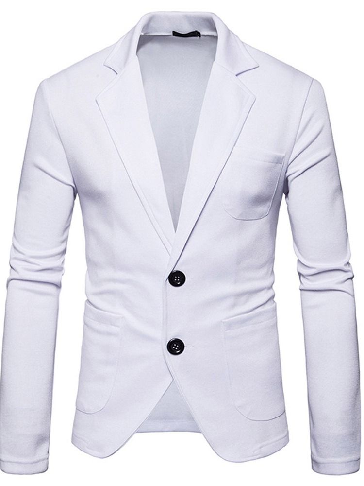 Blazer Lazer Masculino Simples Com Seios Únicos