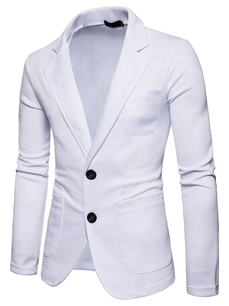 Blazer Lazer Masculino Simples Com Seios Únicos