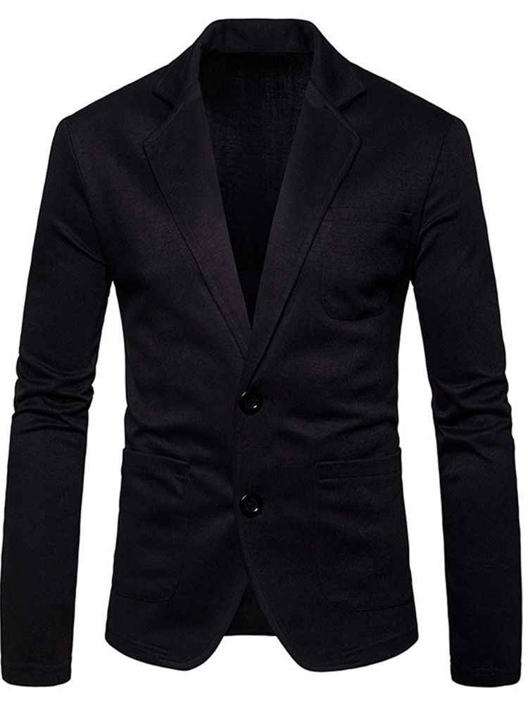 Blazer Lazer Masculino Simples Com Seios Únicos