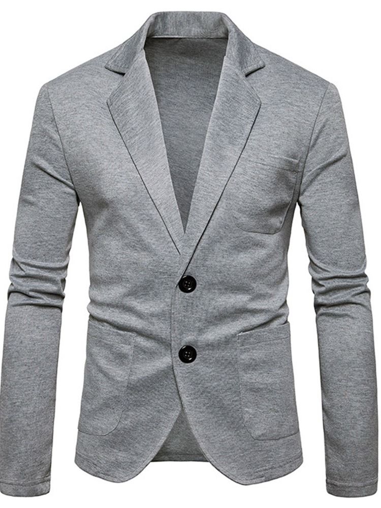 Blazer Lazer Masculino Simples Com Seios Únicos