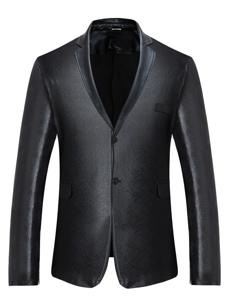 Blazer Masculino Europeu Magro De Peito Único