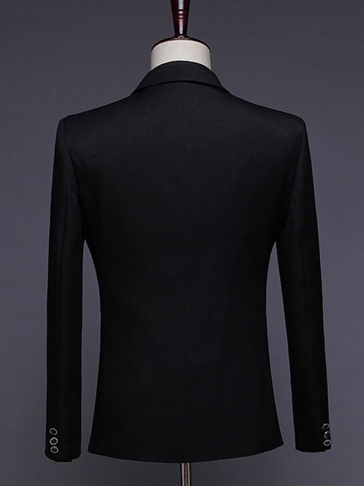 Bloco De Cores De Lantejoulas Trajes De Palco Da Moda Blazers Masculinos