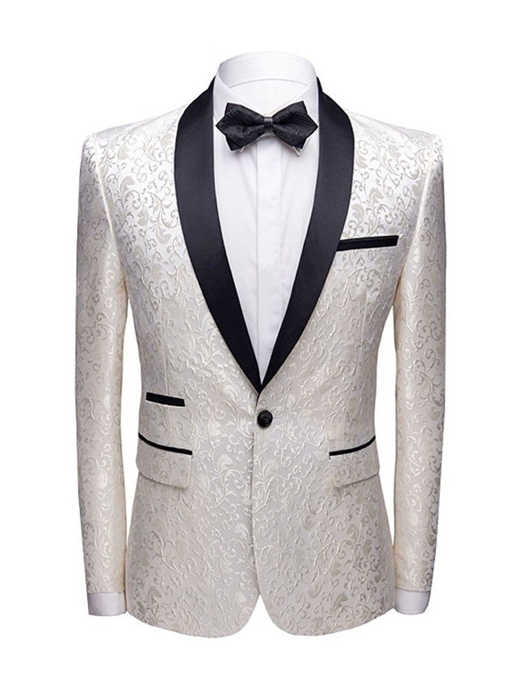 Moda Masculina Estampada Cor Blockmens Blazers