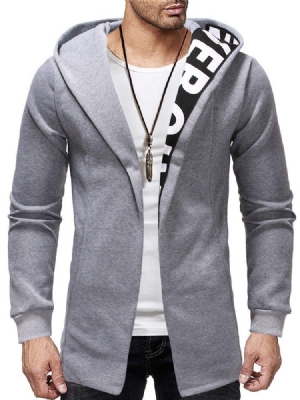 Cardigan Patchwork Thick Casual Masculino Hoodies Slim