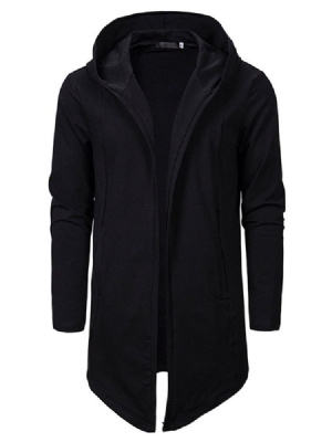 Cardigan Plain Slim Hoodies Masculinos