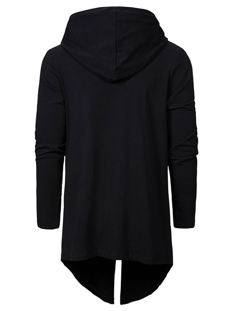 Cardigan Plain Slim Hoodies Masculinos