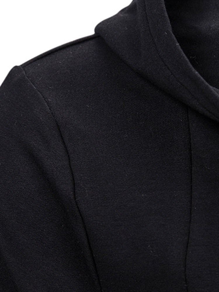 Cardigan Plain Slim Hoodies Masculinos