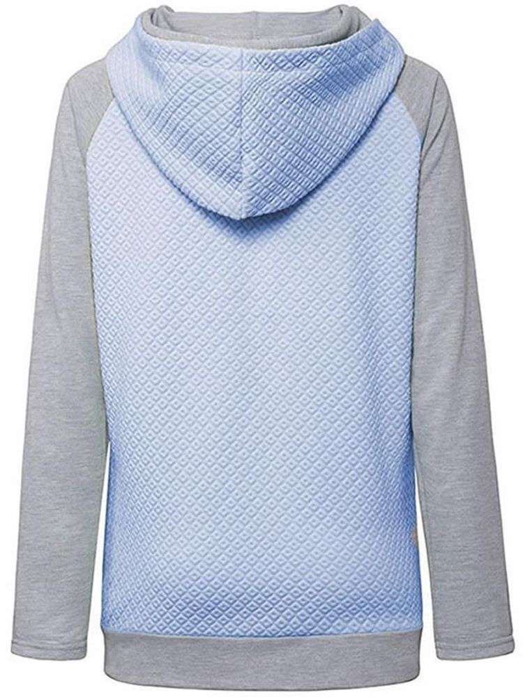 Mangas Raglan Femininas Com Estampa Carta De Moletons De Inverno Com Capuz